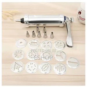 One-Press Wonder: Cookie Making and Cake Icing Tool Set