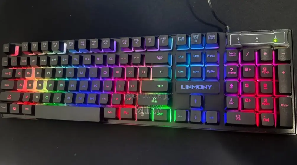 Linmony K-20* Gaming Keyboard and Mouse Combo (With Bonus Mouse Pad)