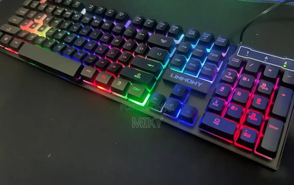 Linmony K-20* Gaming Keyboard and Mouse Combo (With Bonus Mouse Pad)