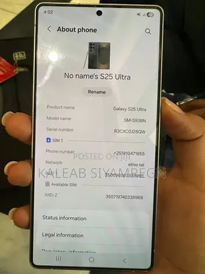 New Samsung Galaxy S25 Ultra 512 GB Black