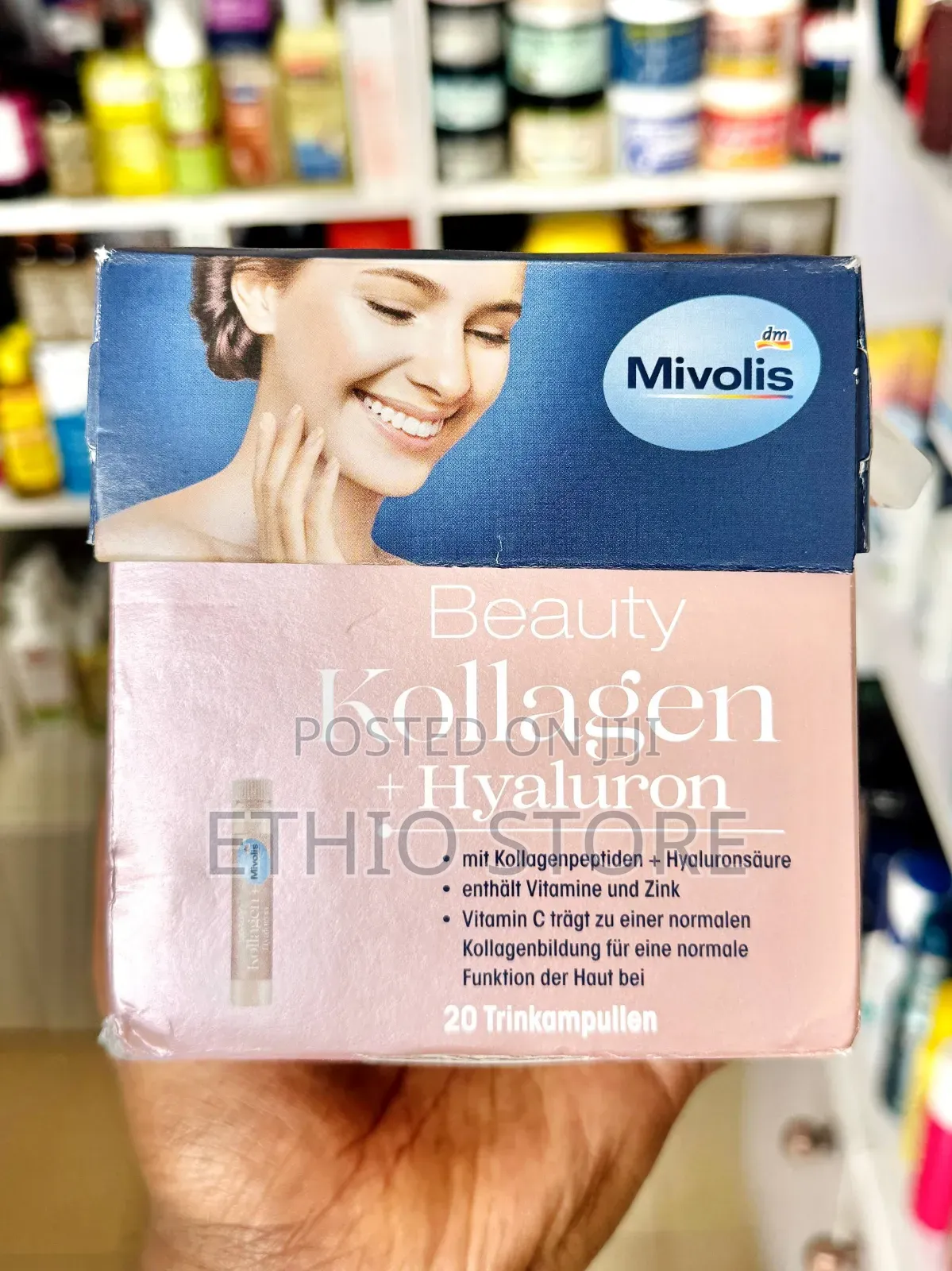 Mivolis Beauty Collagen + Hyaluron Drinking Ampoules