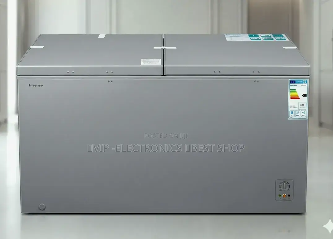 Hisense Double Door Chest Freezer 660 Silver Finish