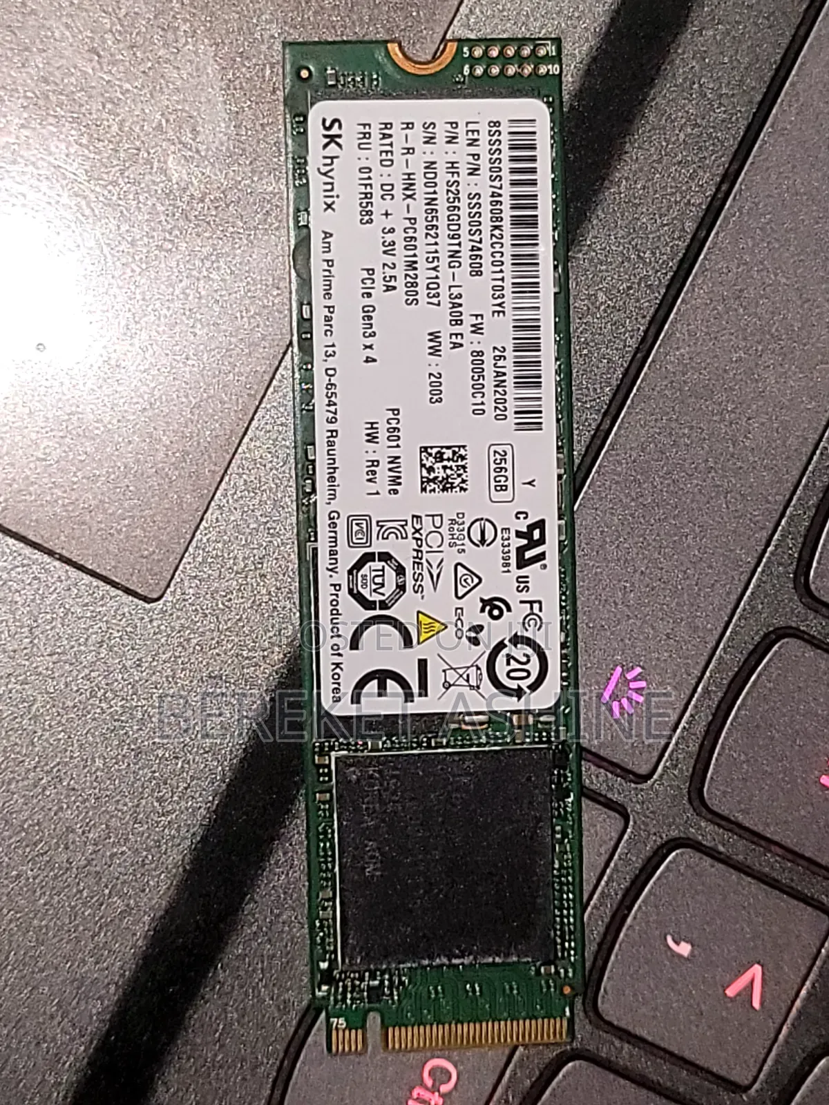 SSD 256gb Nvme Laptop SSD