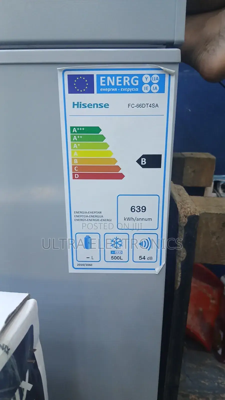 Hisense Fc-66dt4sa Is a 500-Liter Deep Freezer. Capacity: 500 Liters.