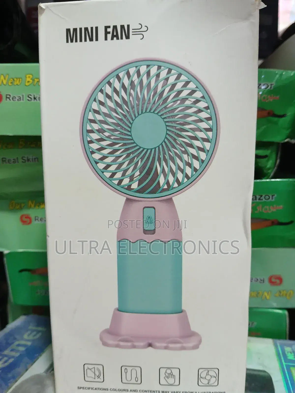 Rechargeable Handheld Mini Fan, Which Is a Portable Cooling Device
