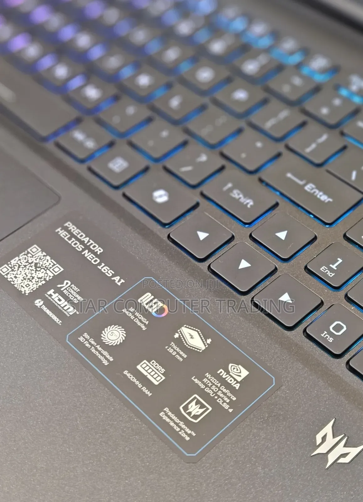 New Laptop Acer Predator Helios Neo 16 32GB Intel Core Ultra 9 SSD 1T