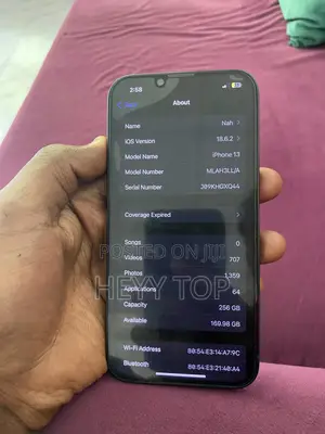 New Apple iPhone 13 256 GB Black