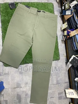 Massimo Dutti Men's Khaki Chino Pants