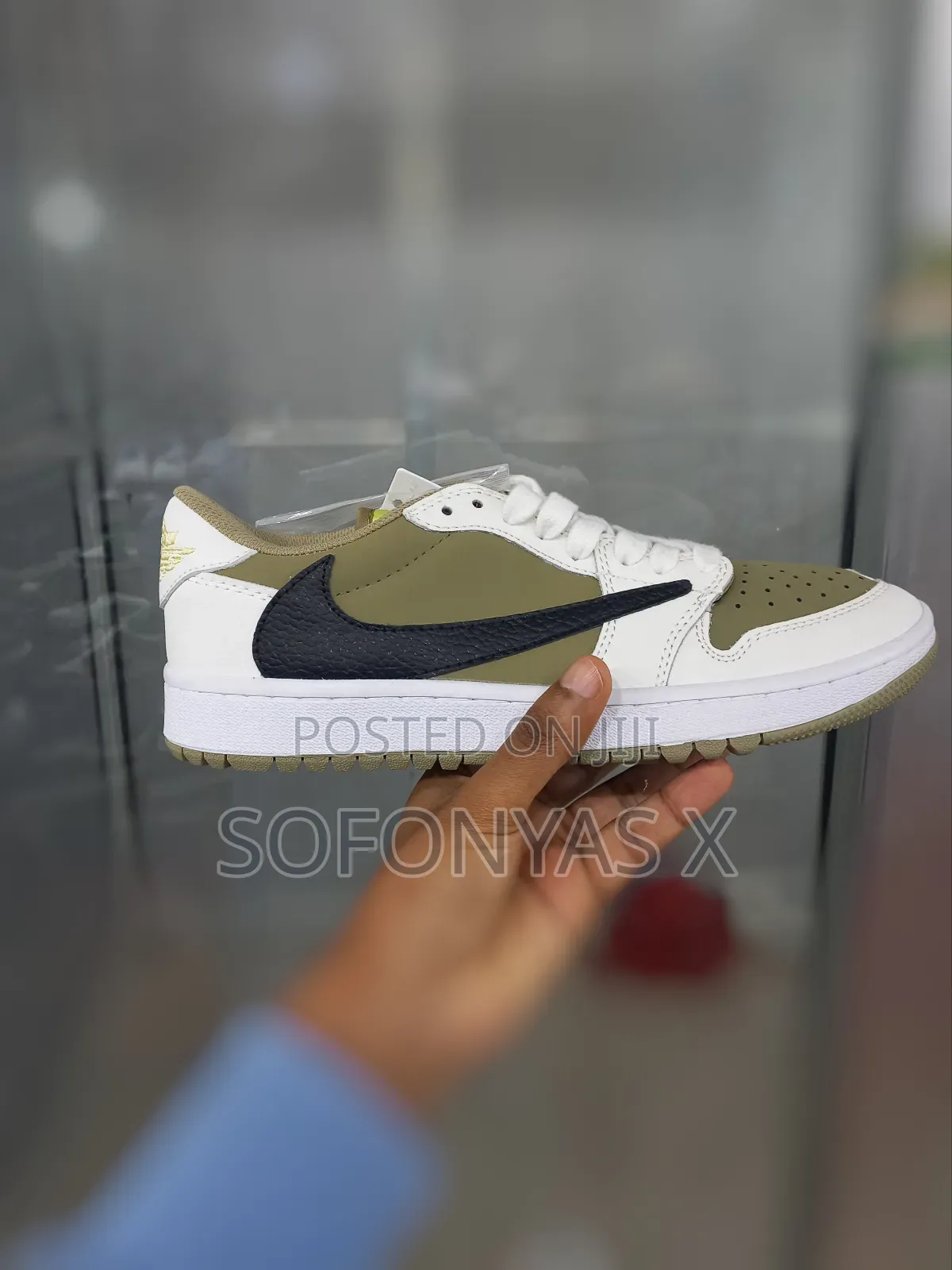 Nike Air Jordan 1 Low Golf Travis Scott Neutral Olive