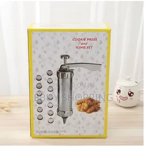 Deluxe Holiday Baking Kit: Cookie Shaper Cream Decorator