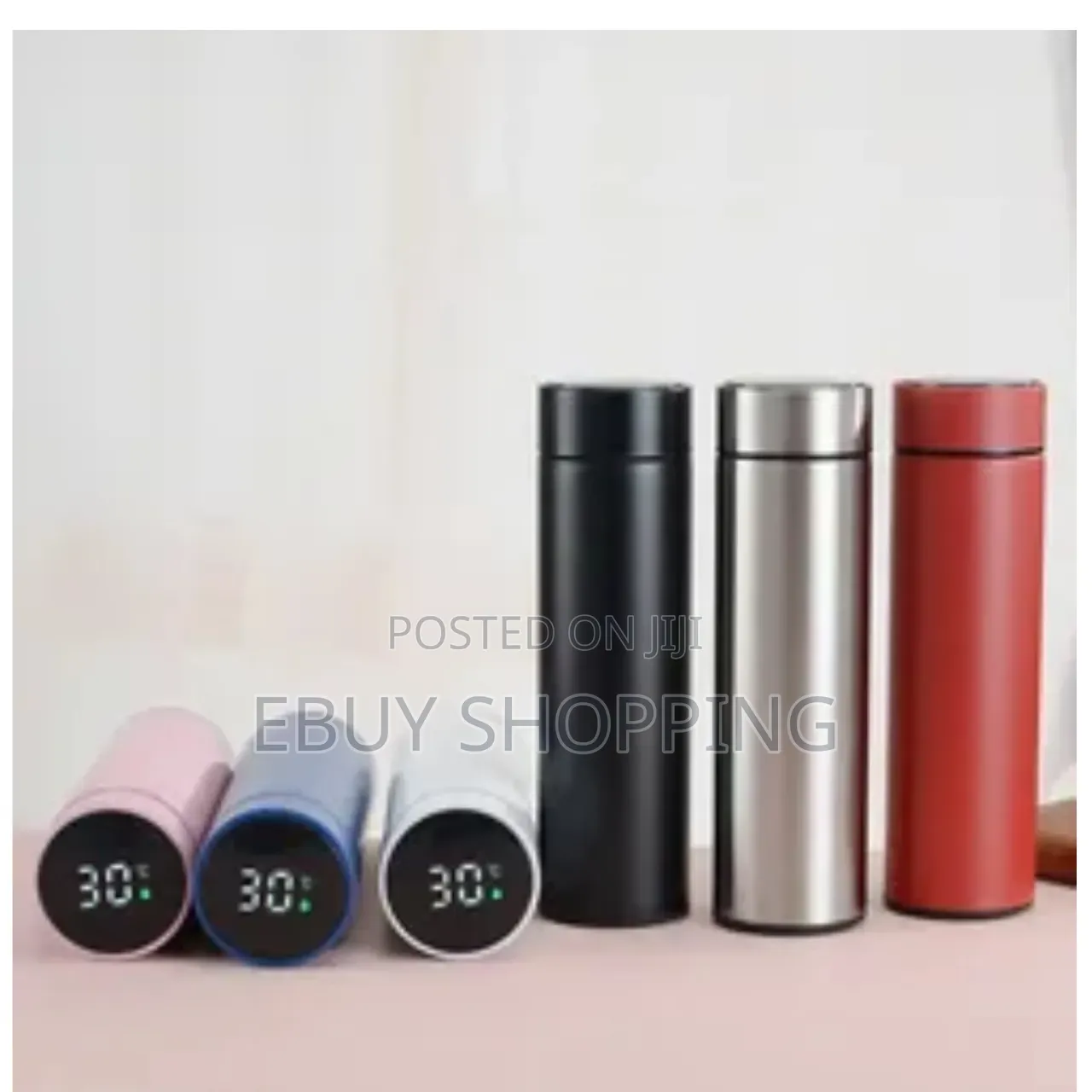 Stainless Steel Smart Mug With Digital Temperature Gauge