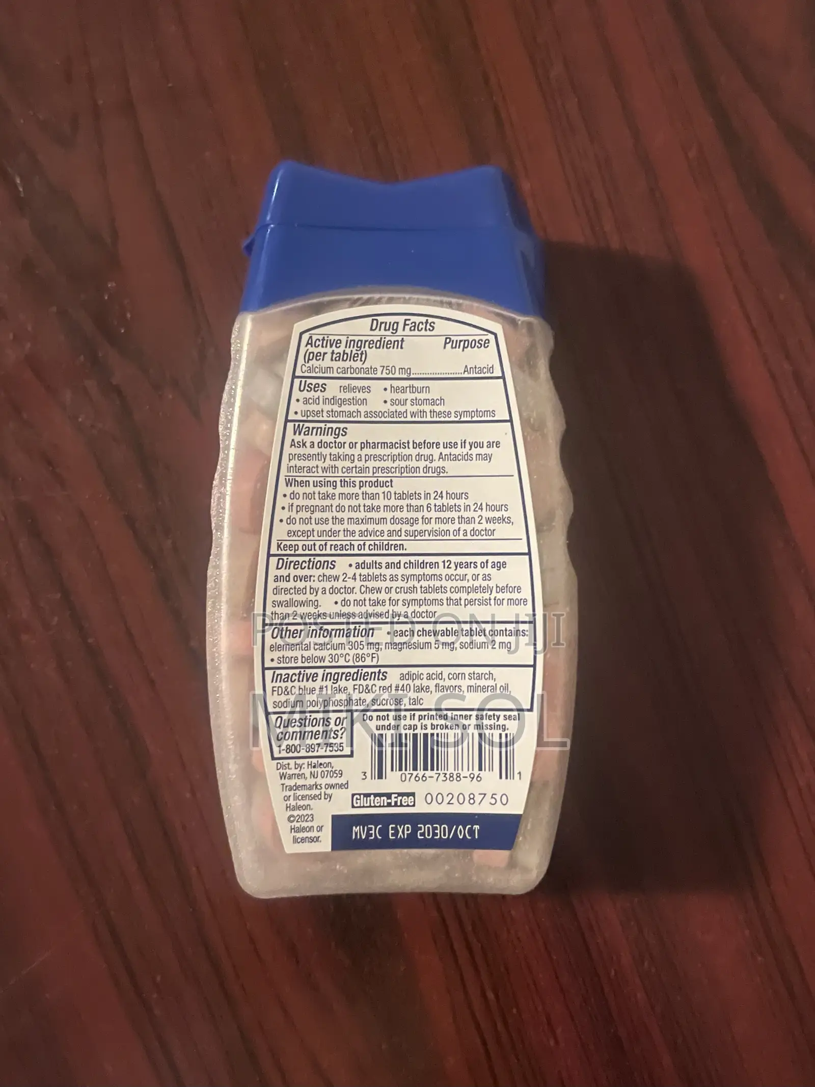 Tums Extra Strength 750 Mg