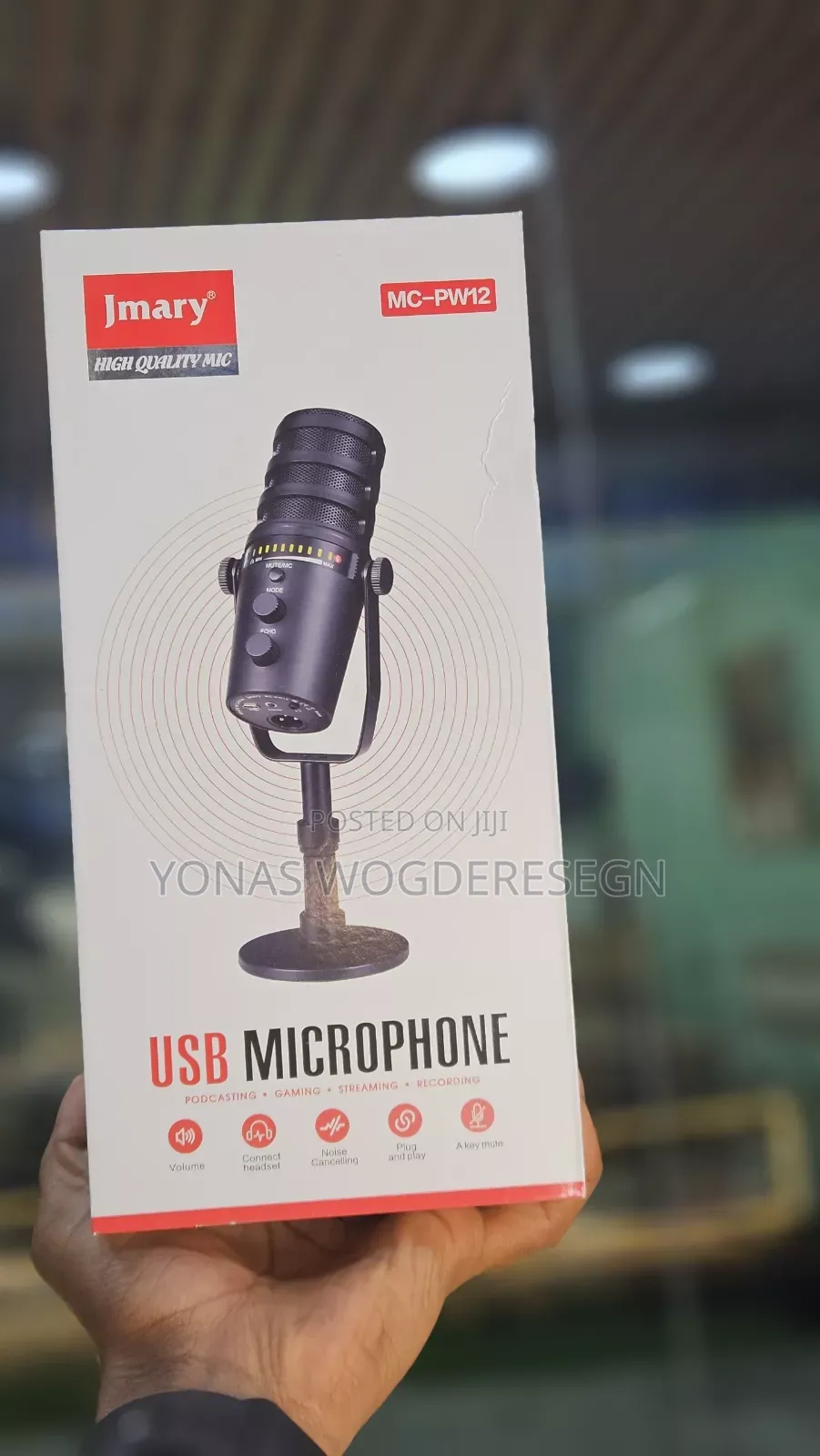 Jmary Mc-Pw12 Usb Microphone – High Quality Recording Mic