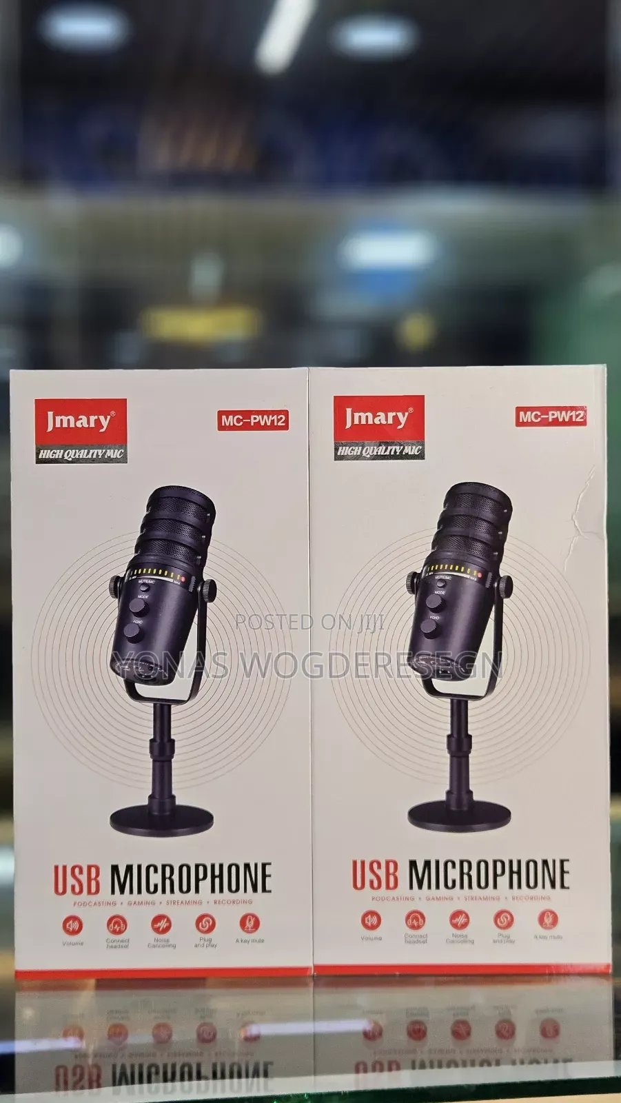 Jmary Mc-Pw12 Usb Microphone – High Quality Recording Mic