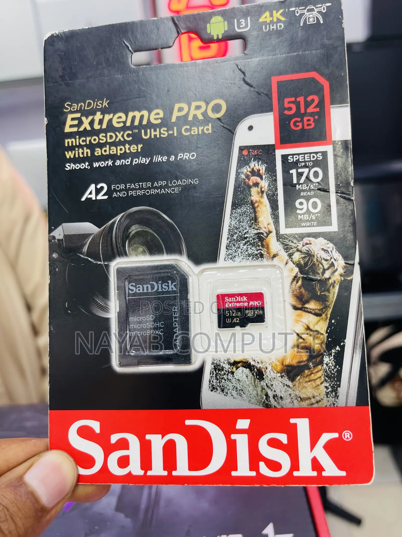 Sandisk Extreme Pro Memory 512gb for All Applications