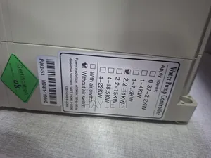 Water Pump Controller 2.2_11 Kw