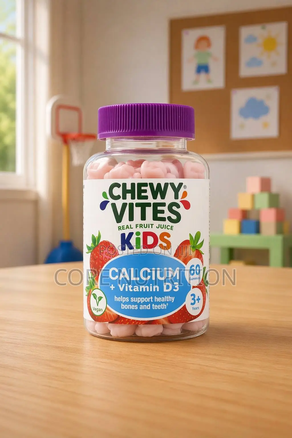 Kids Calcium + Vitamin D3 60 Gummies
