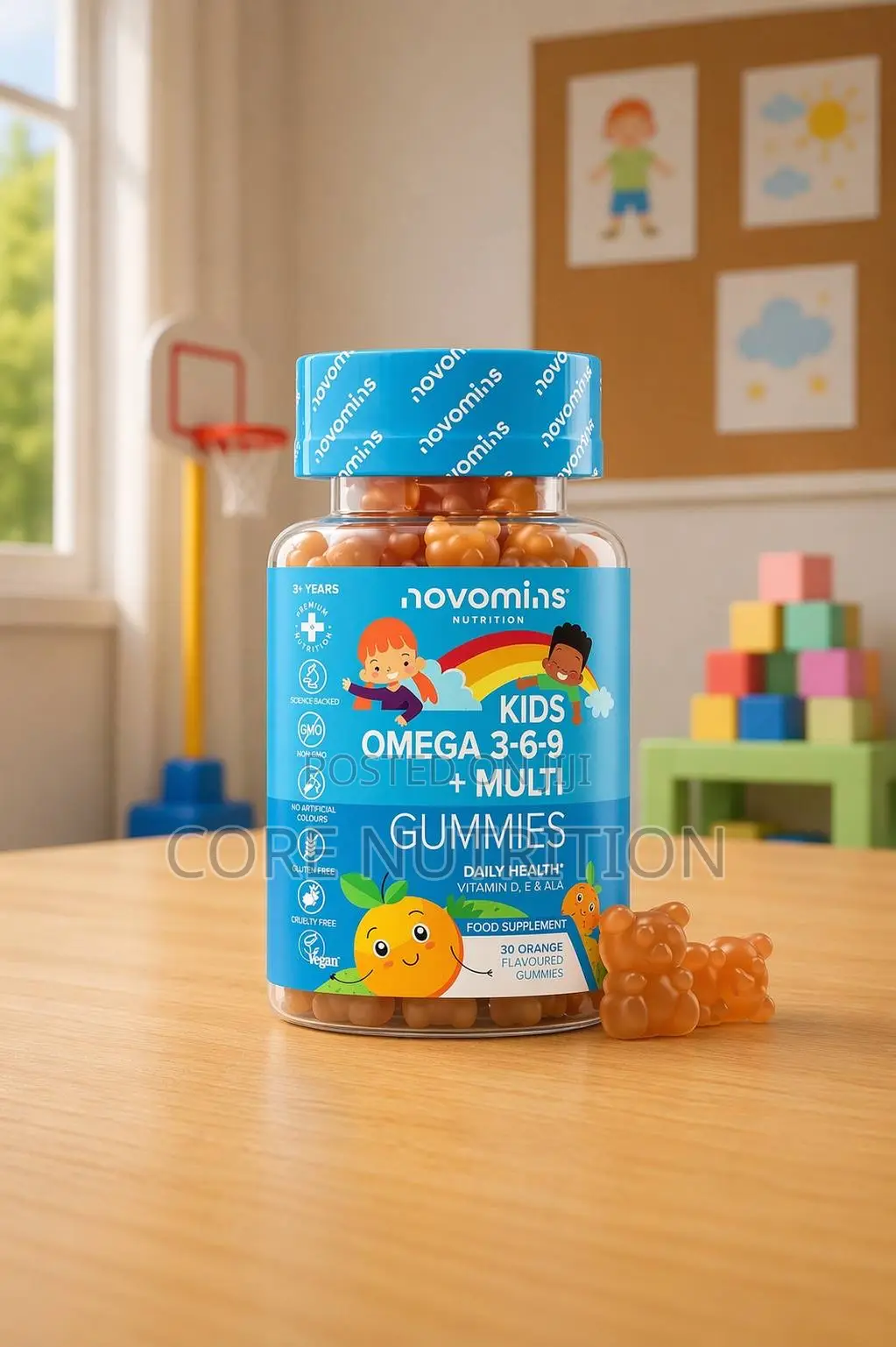 Kids Omega3-6-9 + Multi Gummie , 30 Gummies