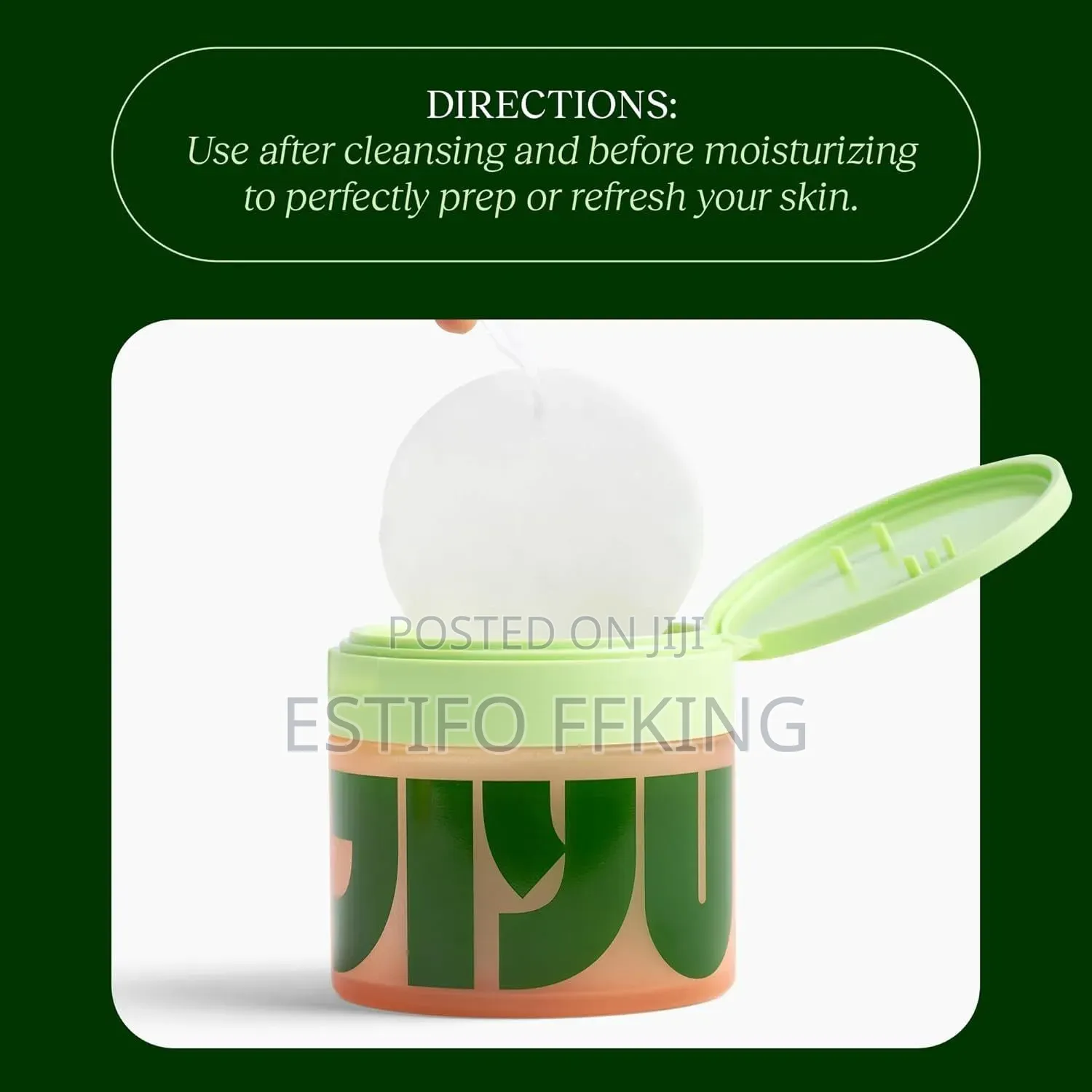 Jiyu Toning Brightening Face Pads