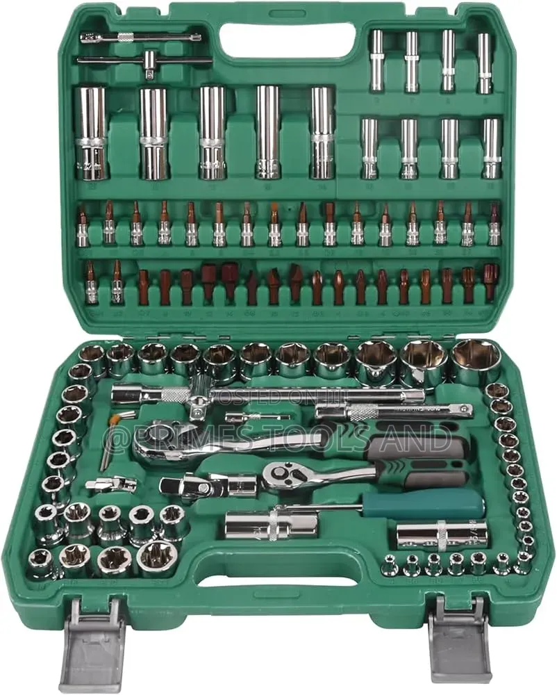 Total Socket Set 108 PCS – Professional Ratchet Tool Kit Box