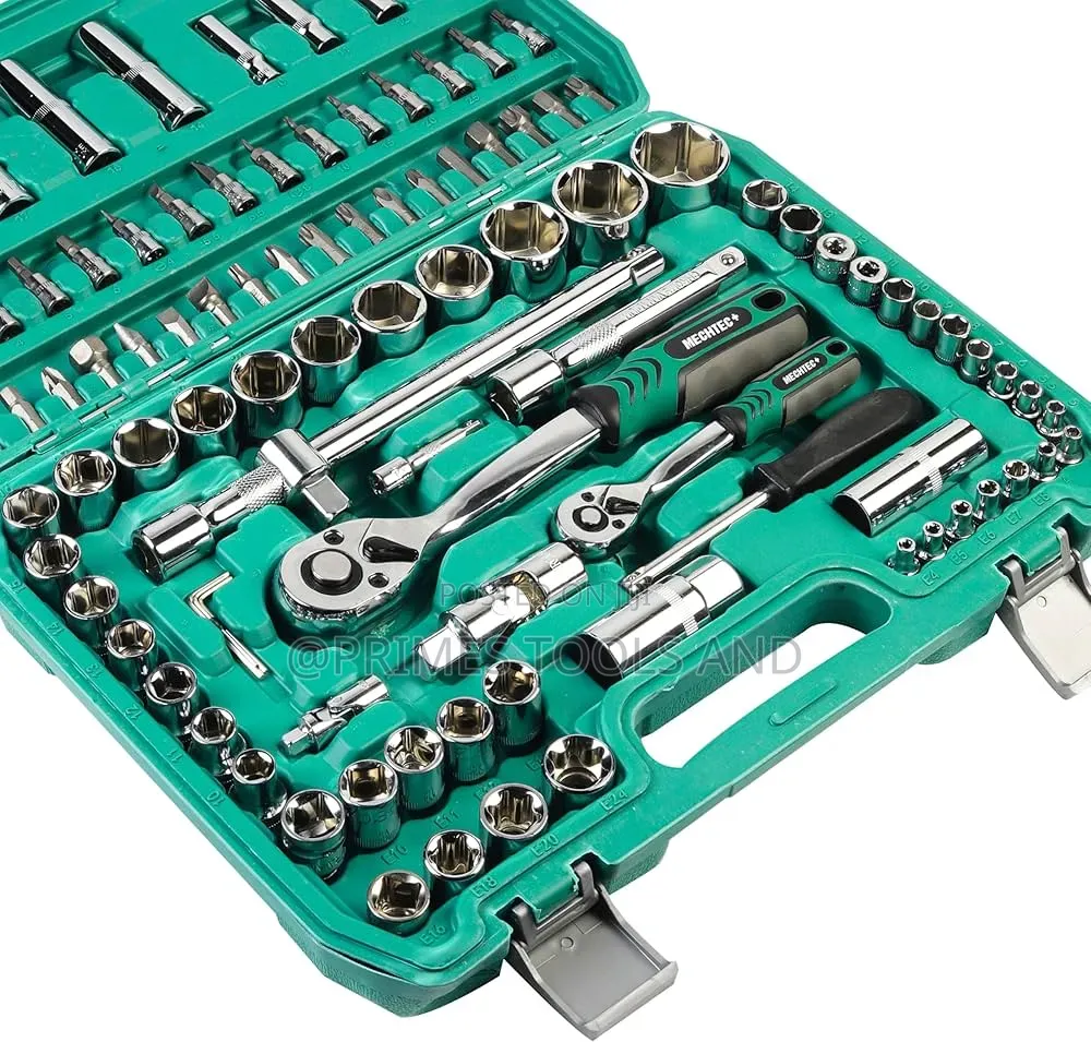 Total Socket Set 108 PCS – Professional Ratchet Tool Kit Box