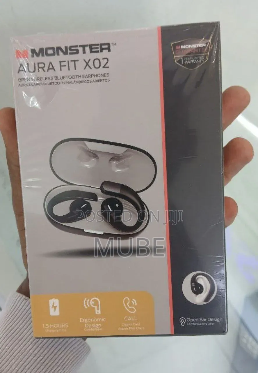 Monster Aura Fit X02 Open-ear Wireless Earbuds