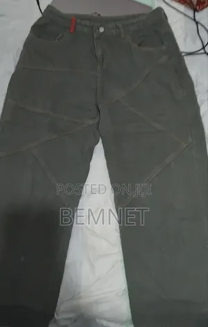 High Quality Jeans Navy Green