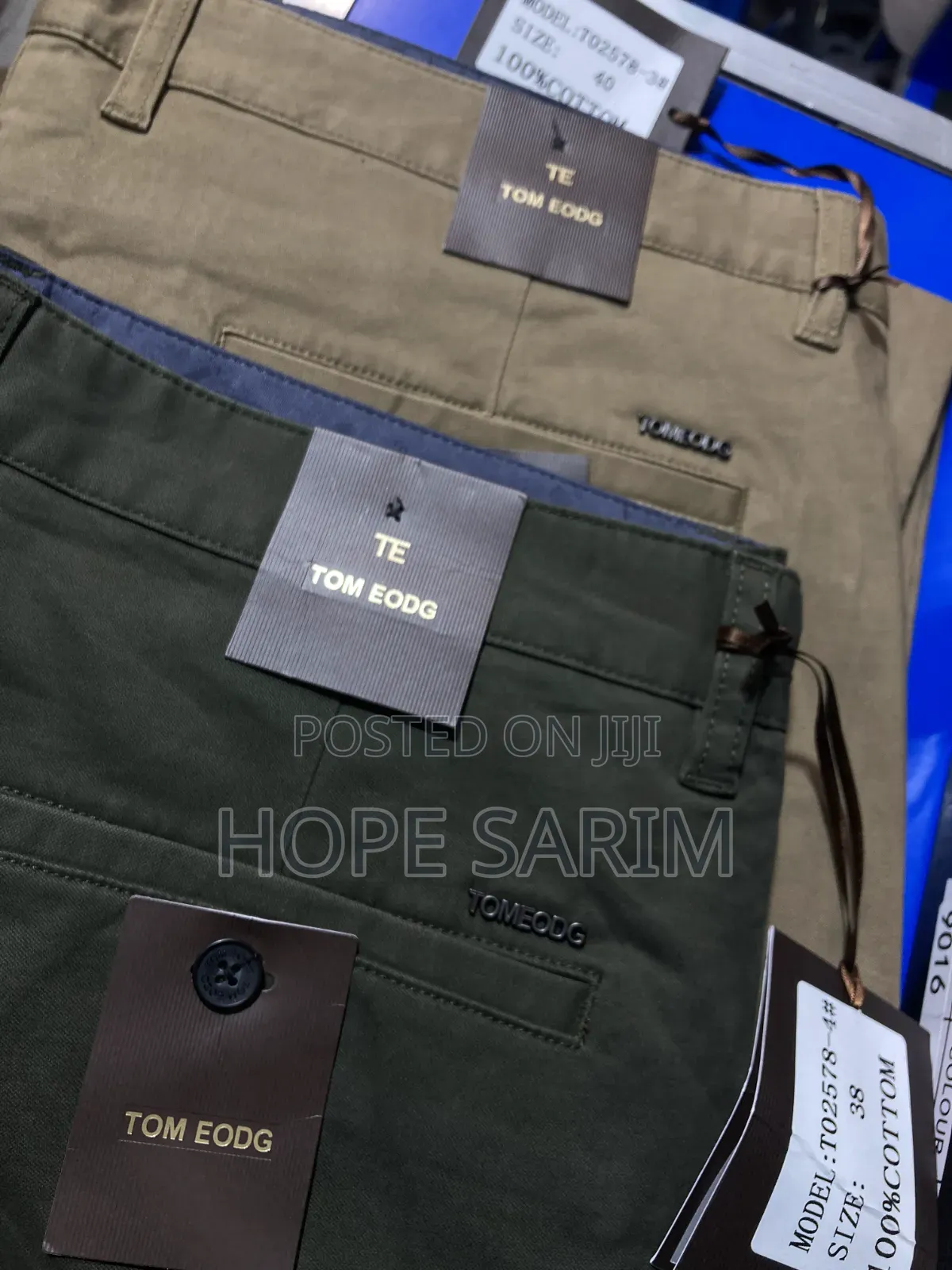 High Quality Tom Edog Men's Trousers