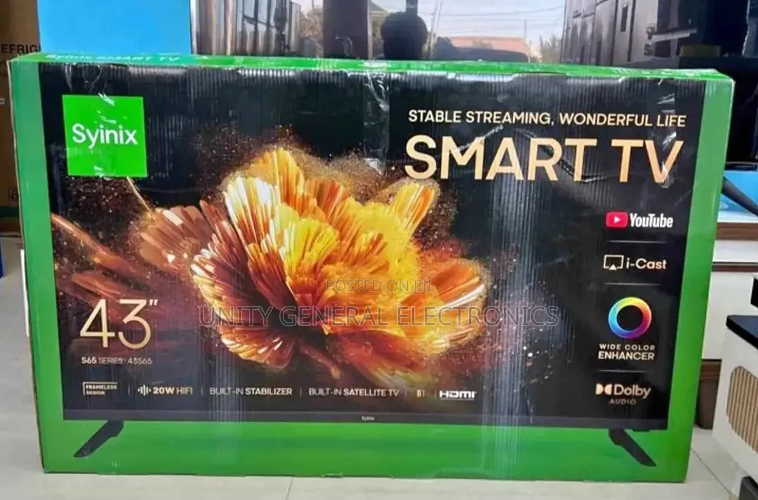 Syinix 43" New 2025 Smart Tv