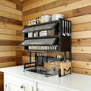 Kitchen Organizer (Double Cabin Over Sink Rack) Make Your Kitchen Neat