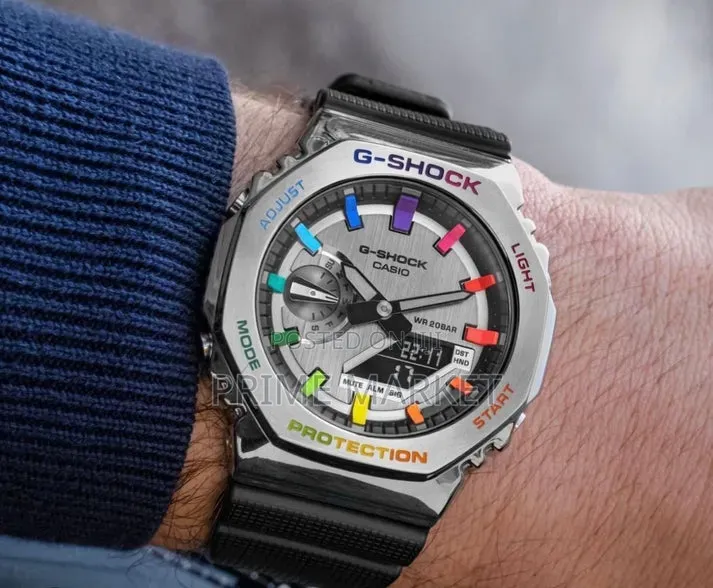 Casio G-Shock Rainbow Gm-2100 Steel Mod Watch
