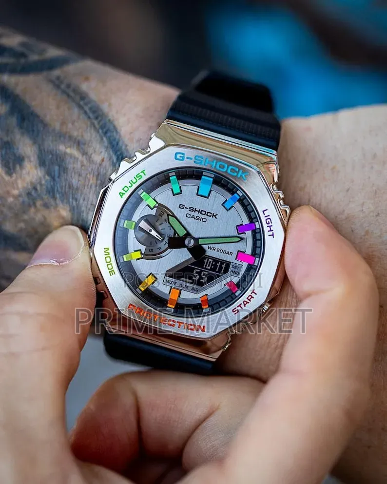 Casio G-Shock Rainbow Gm-2100 Steel Mod Watch