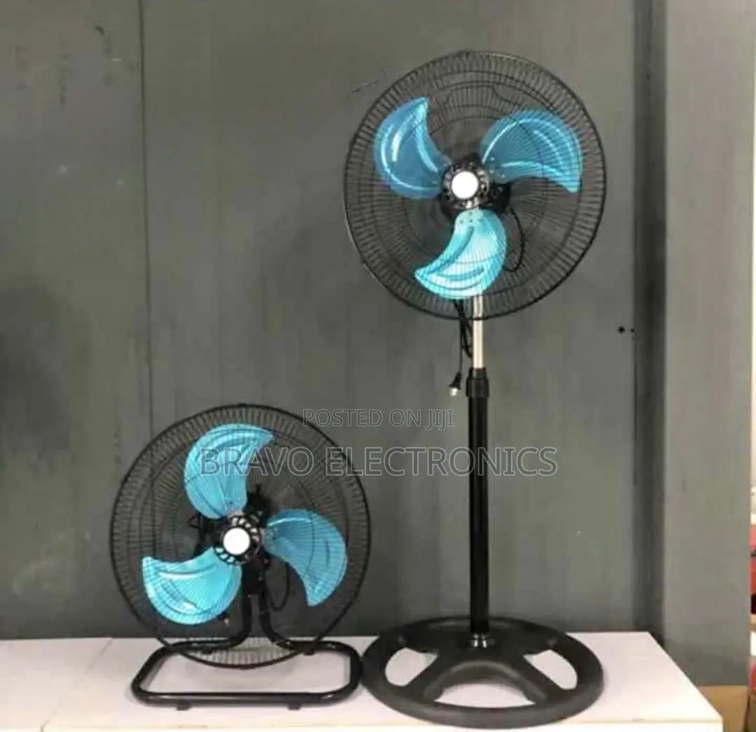 Crown 18” Standing Fan 2-in-1 | Ventilator Floor Fan