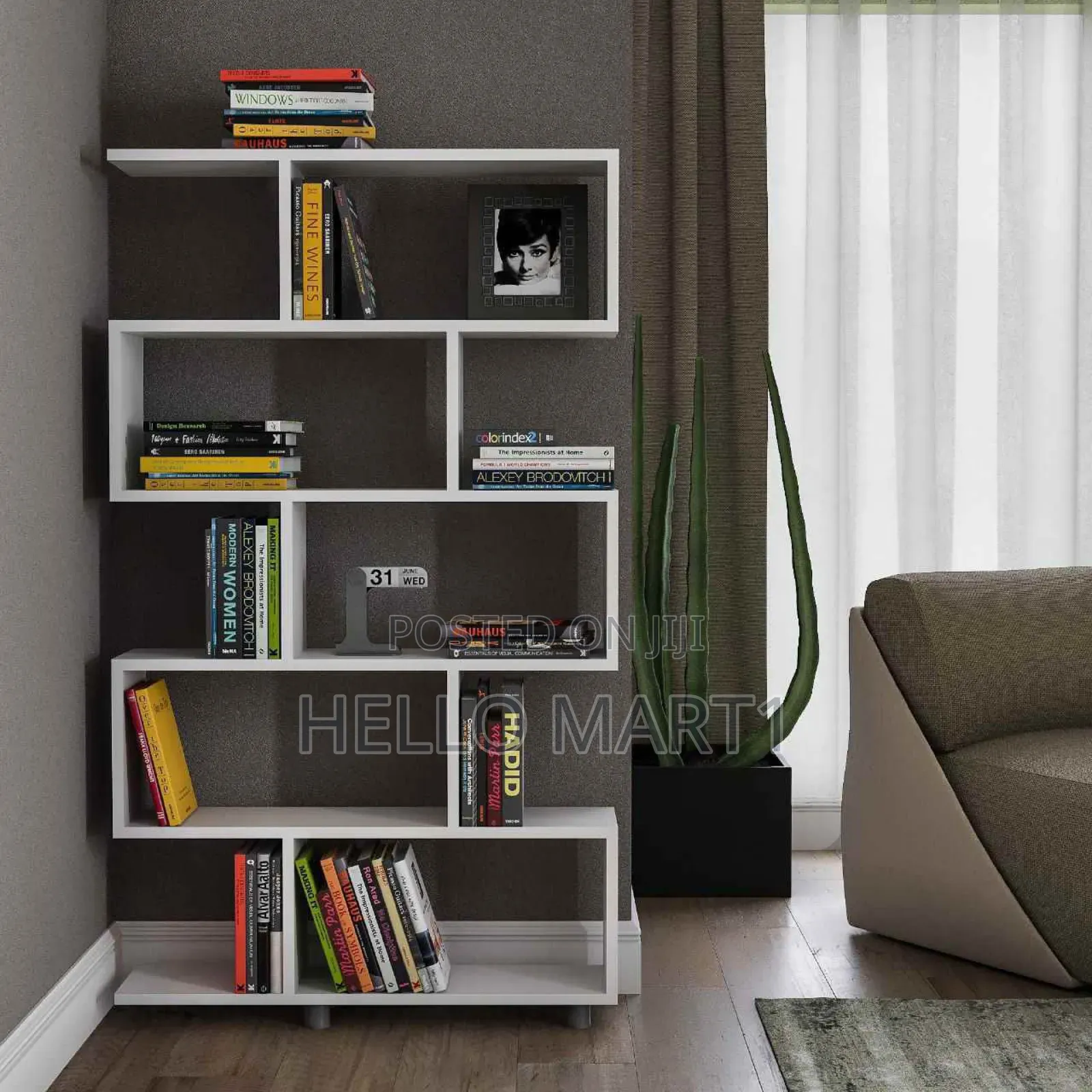 Z Shape Bookshelf