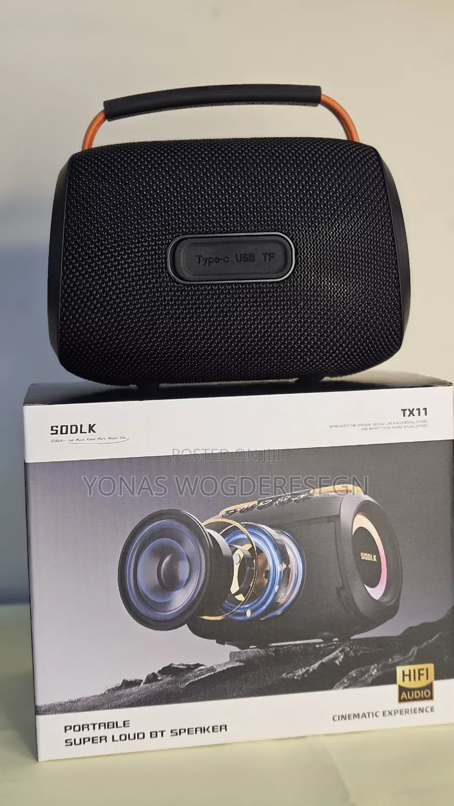 Sodlk T11 Portable Bluetooth Speaker – Powerful Sound, Deep Bass