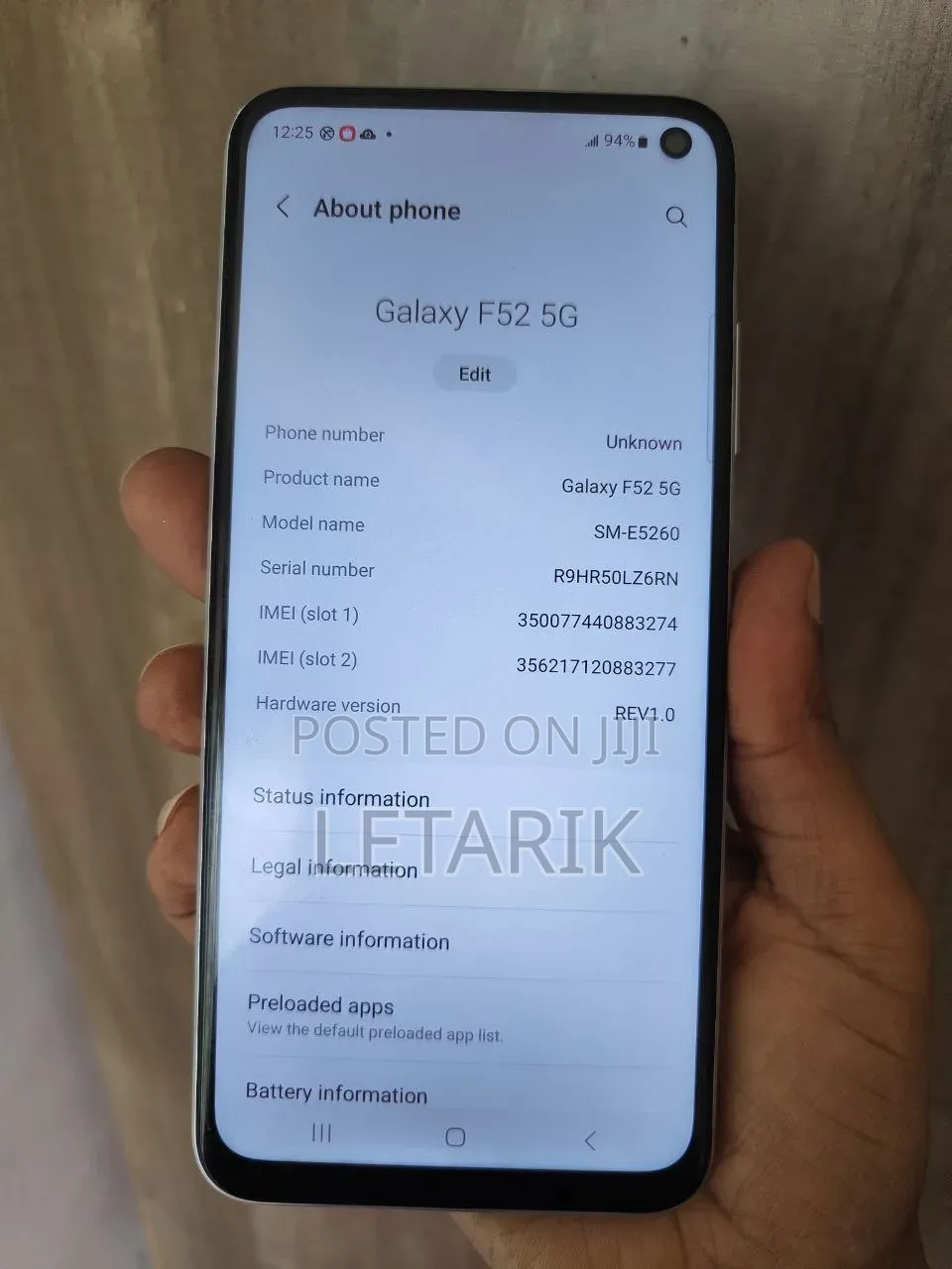 Samsung Galaxy F52 5G 128 GB