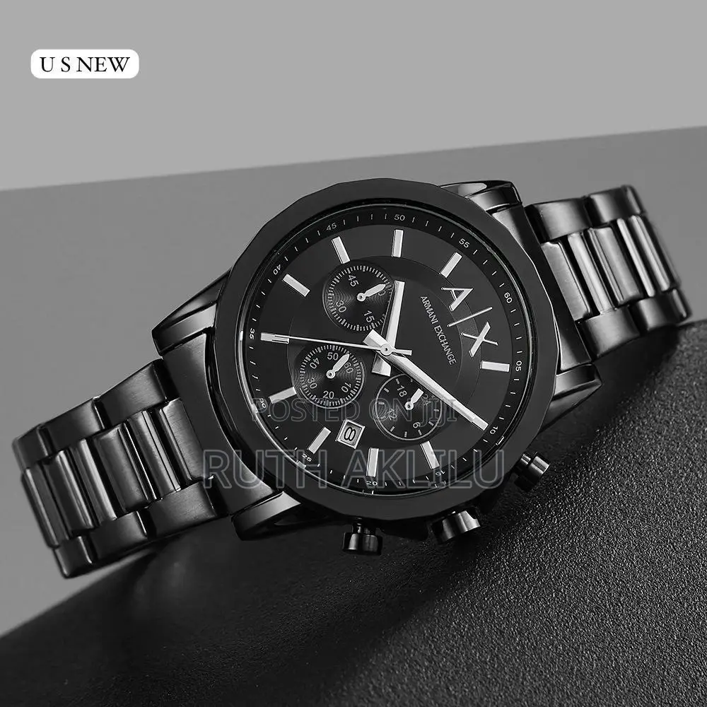 Armani Exchange Mens Chronograph Stainless Steel Watch