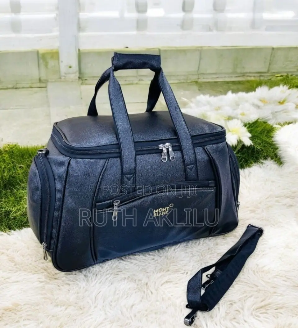 Black Mont Blanc Gym and Travel Bag