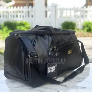 Black Mont Blanc Gym and Travel Bag