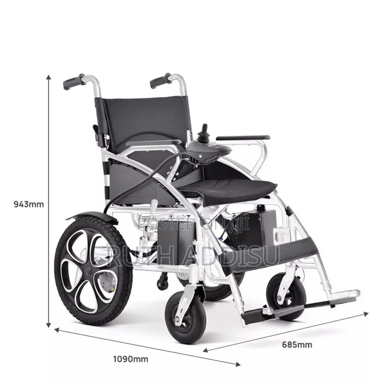 Vive Compact Electric Wheelchair – Foldable, Ethiopia Physical Aid