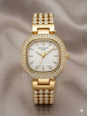 Gold-Toned Women's Wristwatch Featuring a Square Case