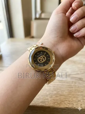 Gucci Ladies' Watch With a Black Dial and Faceted Bezel, Frequently
