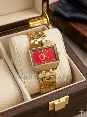 Calvin Klein Wrist Watch Featuring a Rectangular Case