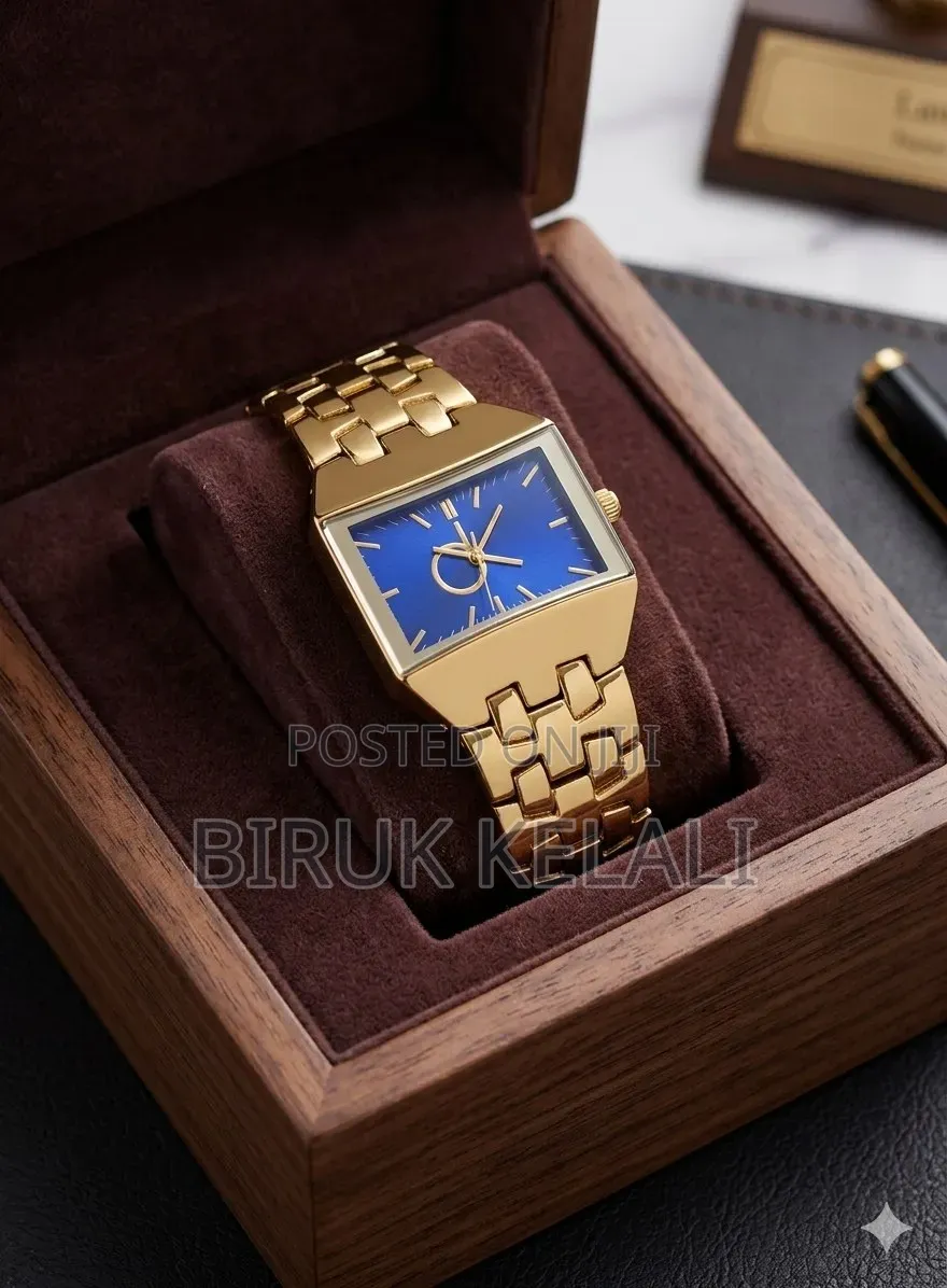 Calvin Klein Wrist Watch Featuring a Rectangular Case