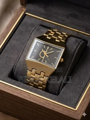 Calvin Klein Wrist Watch Featuring a Rectangular Case
