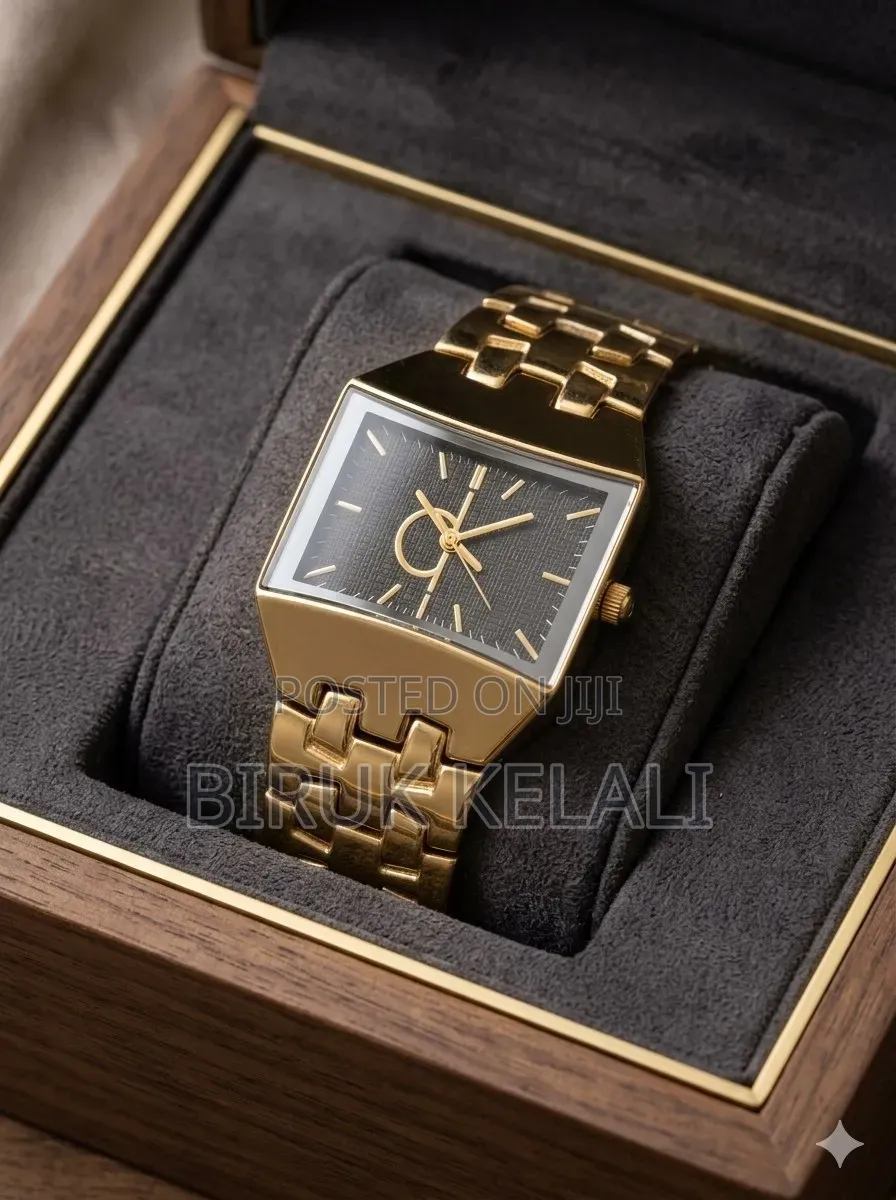 Calvin Klein Wrist Watch Featuring a Rectangular Case