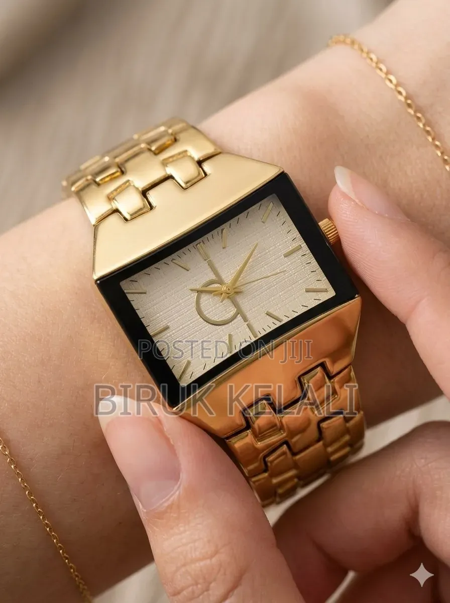 Calvin Klein Wrist Watch Featuring a Rectangular Case