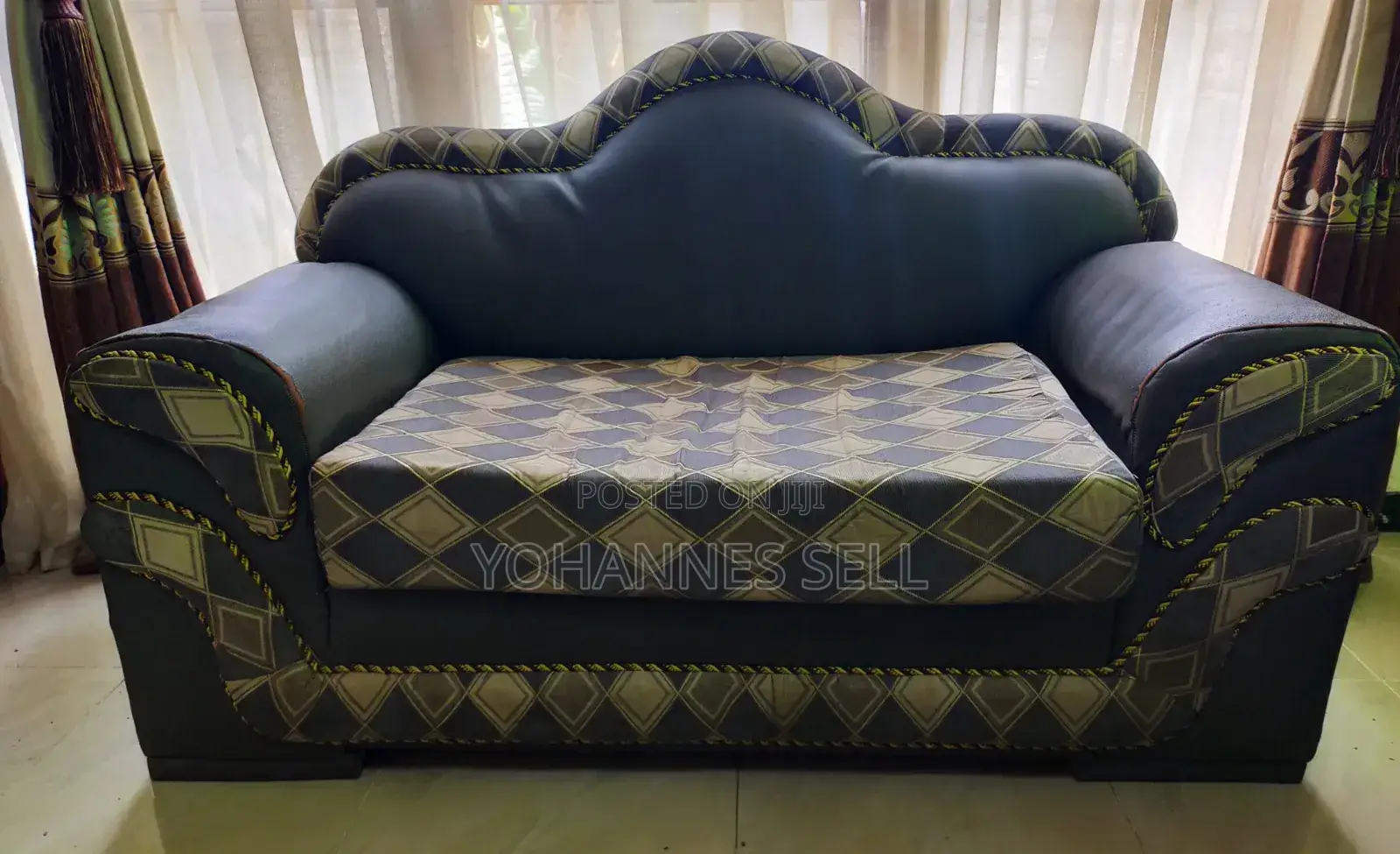 Complete 4-piece Living Room Sofa Set – Seats 8 Total