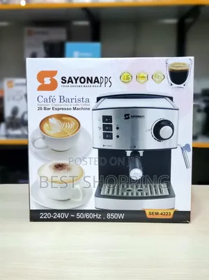 Sayonapps Coffee Maker 20 Bar Espresso Machine