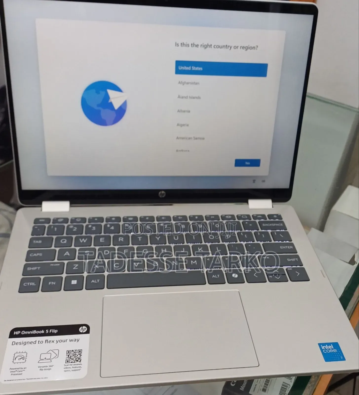 New Laptop HP OmniBook X Flip 14" 16GB Intel Core 7 SSD 512GB